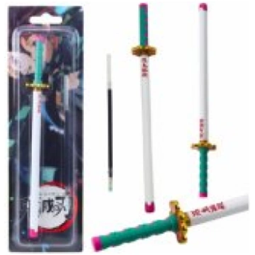 LEAN Katana Sword Anime Ballpoint Pen Metal Black 