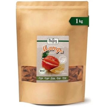 Biojoy bioloģiski audzēti žāvēti mango (1 kg), šķi
