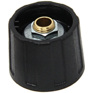 Knob; without pointer; ABS; Øshaft: 6mm; Ø20x15.5m
