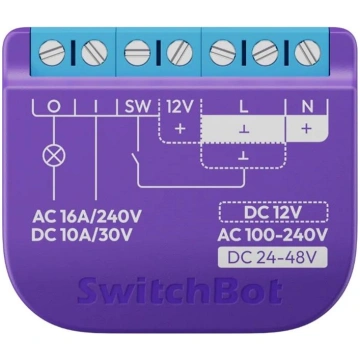 Intelligent SwitchBot Relay Switch 1 with voltage-