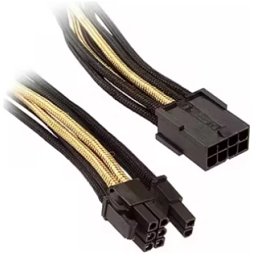 Silverstone PCI-8-Pin zu PCIe-6+2-Pin Kabel, 250mm