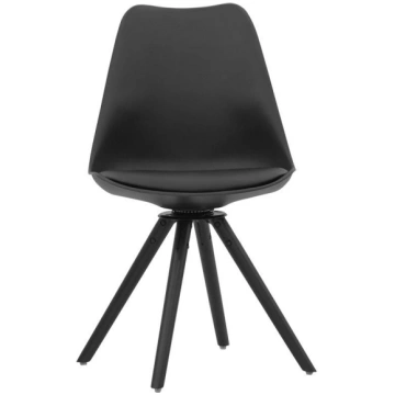 Indoor chair TESR Beech wood and metal frame, swiv