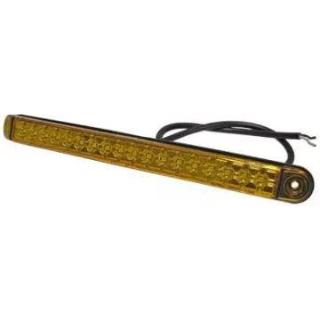 LED sānu gabarītlukturis oranžs 12V 25,2 cm
