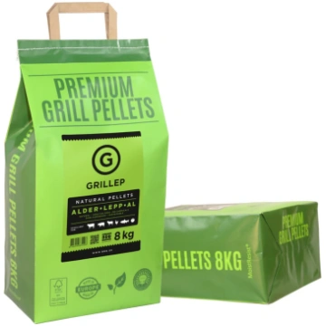 GRILLEP Premium grila granulas, dabīgs alkšņa koks