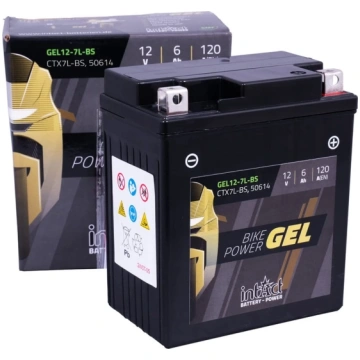 Akumulators IntAct Bike Power GEL 12V 6Ah CTX7L-BS