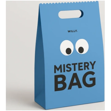 MISTERY BAG SMALL BLUE Willy Be Smart
