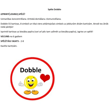 Spēle Dobble Pirmsskola