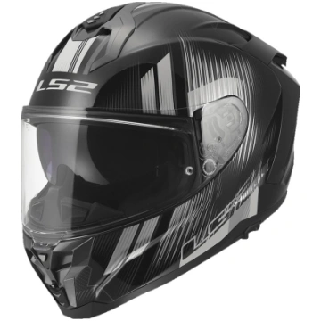 LS2 FF817 CHALLENGER II NITRO, MOTO ĶIVERE, melna,