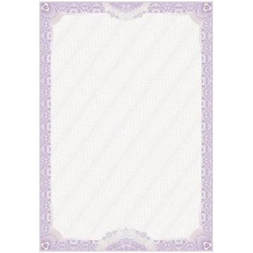 *Diplomi deVENTE A4, 115g, 25 loksnes, violets DV6