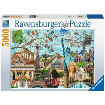 Ravensburger Big City Collage 5000 gabaliņu Puzzle