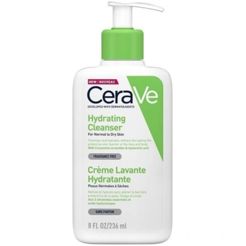 Mitrinošs attīrosš krēms - CERAVE - 236 ml - hialu