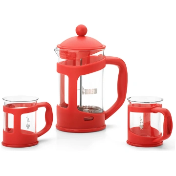 Set coffee press red + 2 mug Bialetti | 0004651 | 
