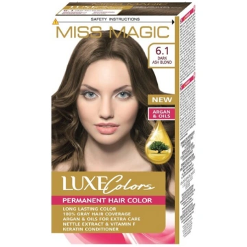 Noturīga matu krāsa Miss Magic Luxe Colors 6.1 Dar