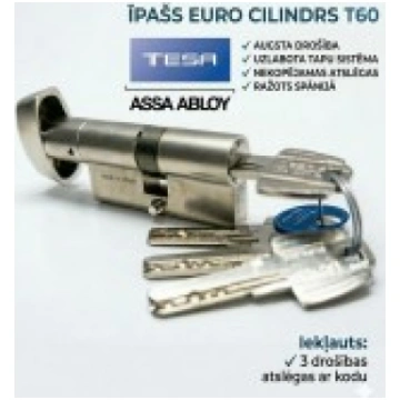 multi cilindrs ar pagriež.rokt.35x30 niķelēts TESA