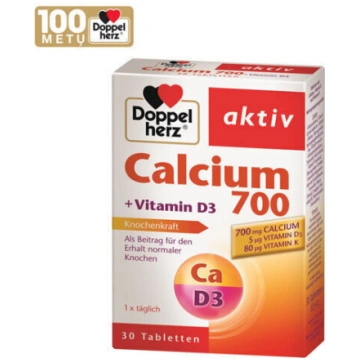 Uztura bagātinātājs, Doppelherz Aktiv Calcium 700 