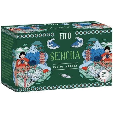Zaļā tēja Sencha, ETNO, 20 gab. 85712020