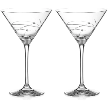 DIAMANTE Swarovski Martini Prosecco spirālveida ko