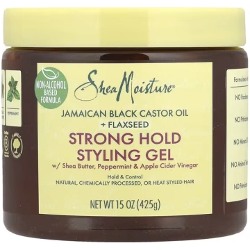 SheaMoisture, Strong Hold Styling Gel, Shea Butter