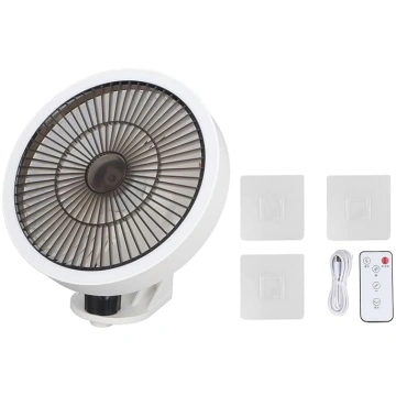 Haofy mazais svārstveida sienas ventilators ar tāl