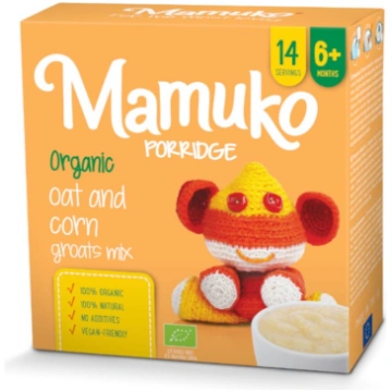 MAMUKO BIO auzu un kukurūzas putra (6m+)