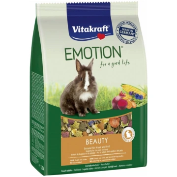 VITAKRAFT EMOTION BEAUTY - sausā barība trušiem - 