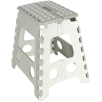 Saliekams neslīdošs taburetes krēsls 39.5 cm, gaiš
