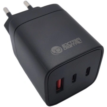 Charger EXTRA DIGITAL GaN 2x USB Type-C, USB Type-