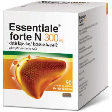 ESSENTIALE Forte N 300mg cietās kapsulas N90