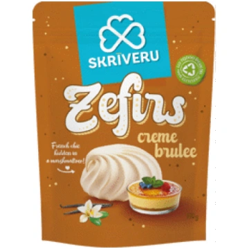 Zefīrs ar krēma brulē garšu SKRĪVERU 170g