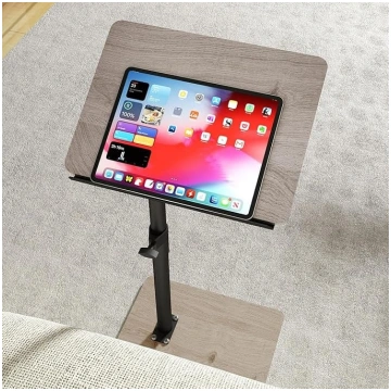 Sofa Armrest Tray for Couch, 360° Swivel Height Ad