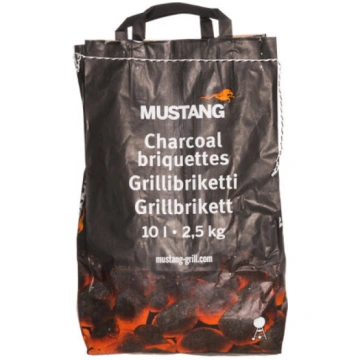 Mustang grila briketes, 2,5 kg/10L