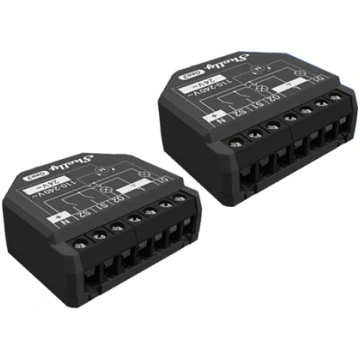 Set of 2 Shelly 2PM Gen3 WiFi/Bluetooth Controller