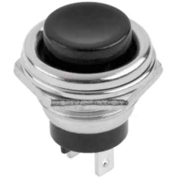 Pushbutton switch PUSH ON BLACK PBS26B OEM PRK0019