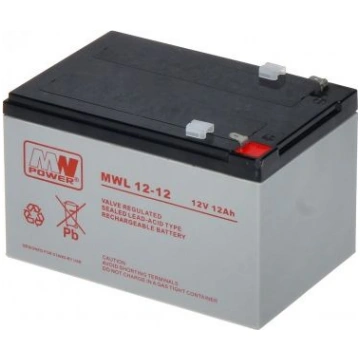 Mw Power Akumulators 12v/12ah-mwl
