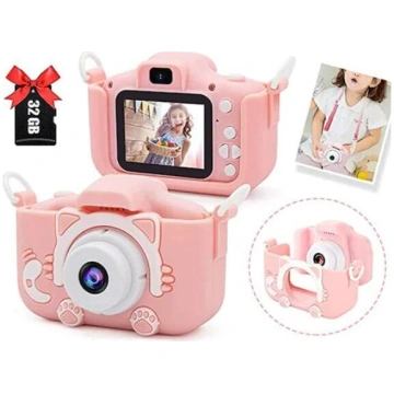 Digitālā fotokamera Bērnu digitālā kamera +32 GB M