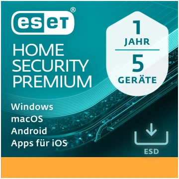ESET Home Security Premium - 5 Lietotāji, 1 Gads -