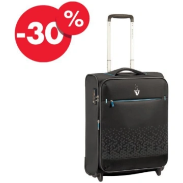 Koferis-rokas-bagāža-2-riteņi-CrossLite-melns RONC