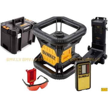 Rotējošais lāzers DeWalt DCE074NR (koferis, uztvēr