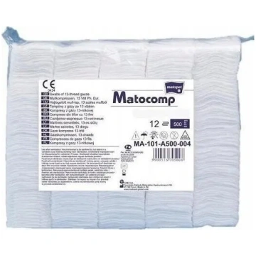 matopat Sterilas kompresi 5 x 5 cm, 500 gab., 13N/