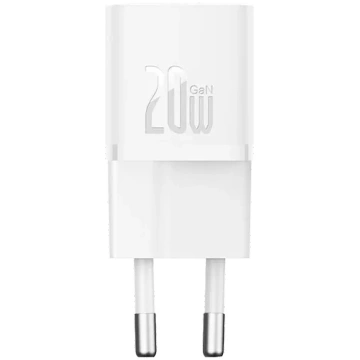 Baseus Gan5 Fast Charger 20W White