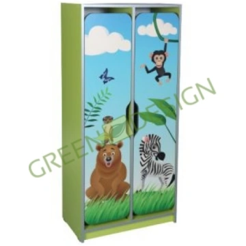 Divu vietu garderobes skapis Savanna 35547F