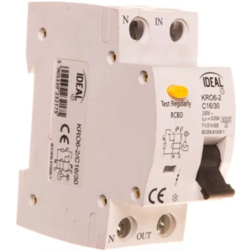 Kanlux Differential coupling switch 2P C 16A 0 03A