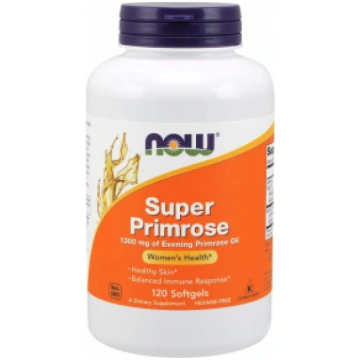 Super Primrose 1300 mg Now Foods 120 softgels
