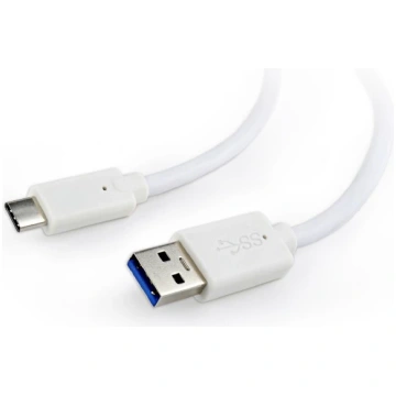 GEMBIRD USB 3.0 AM uz Type-C kabelis 1m - Balts CC