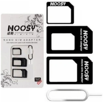 "SIM Card adapter" Black NS-SIM-BL (5900217070375)