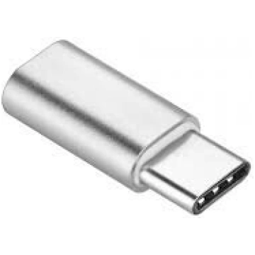 Adapteris-pāreja/ Micro USB - Type-C, sudraba Nav 
