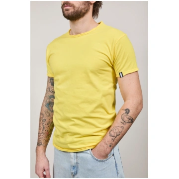 T-shirt basica Block Eleven gialla - M