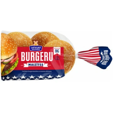 Burgeru maizītes 320g, Latvijas Maiznieks