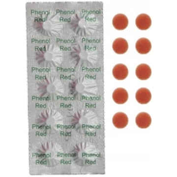 GAMIX Phenol PH kiekio matavimo tabletės. 10vnt