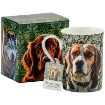 Krūzīte 350ml BEAGLE kaula porcelāns Sola